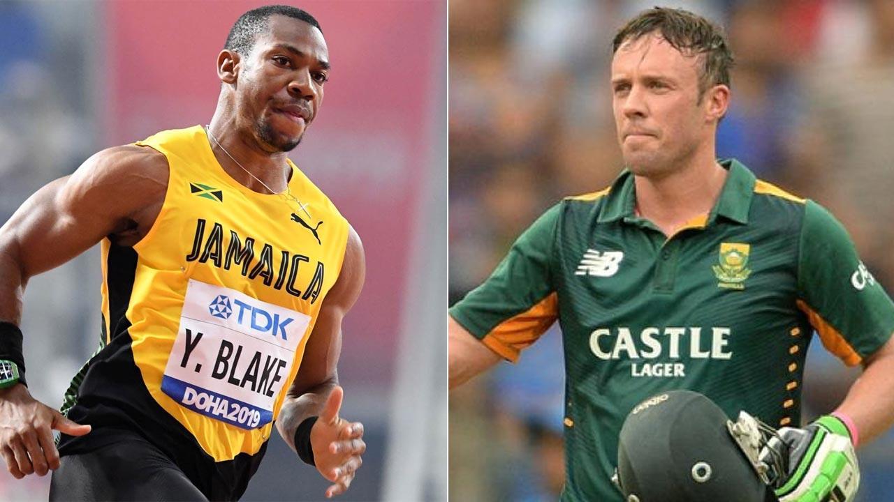 Sprinter Yohan Blake wants AB de Villiers in South African team