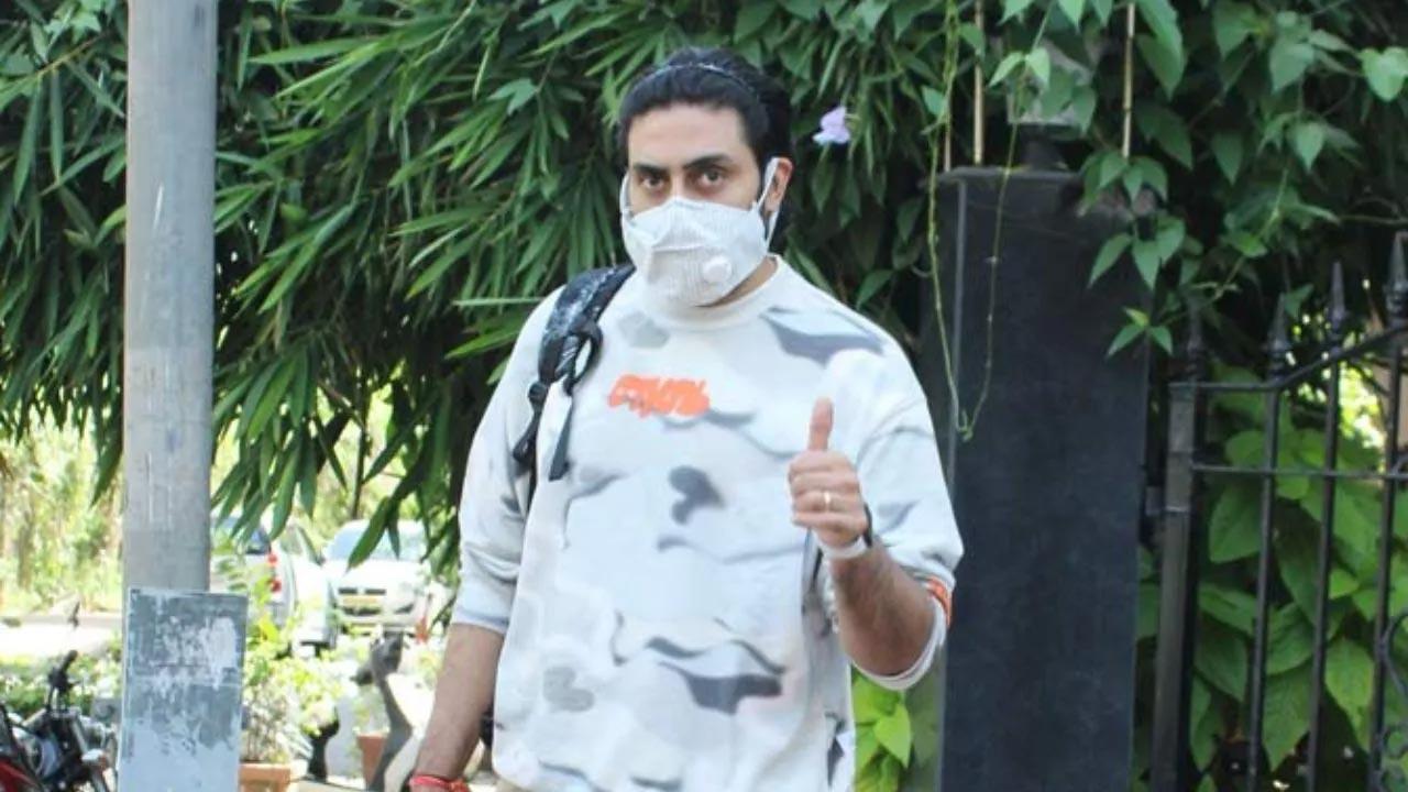 COVID-19: Abhishek Bachchan urges people to 'keep masks on' for safety of loved ones