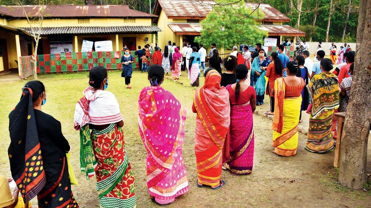 Polling peaceful in Assam; violence reported in West Bengal