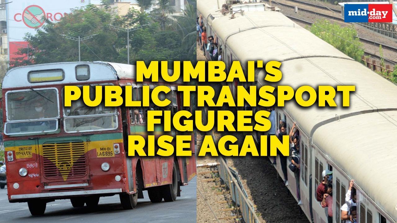 Mumbai's public transport figures rise again amid COVID-19 surge