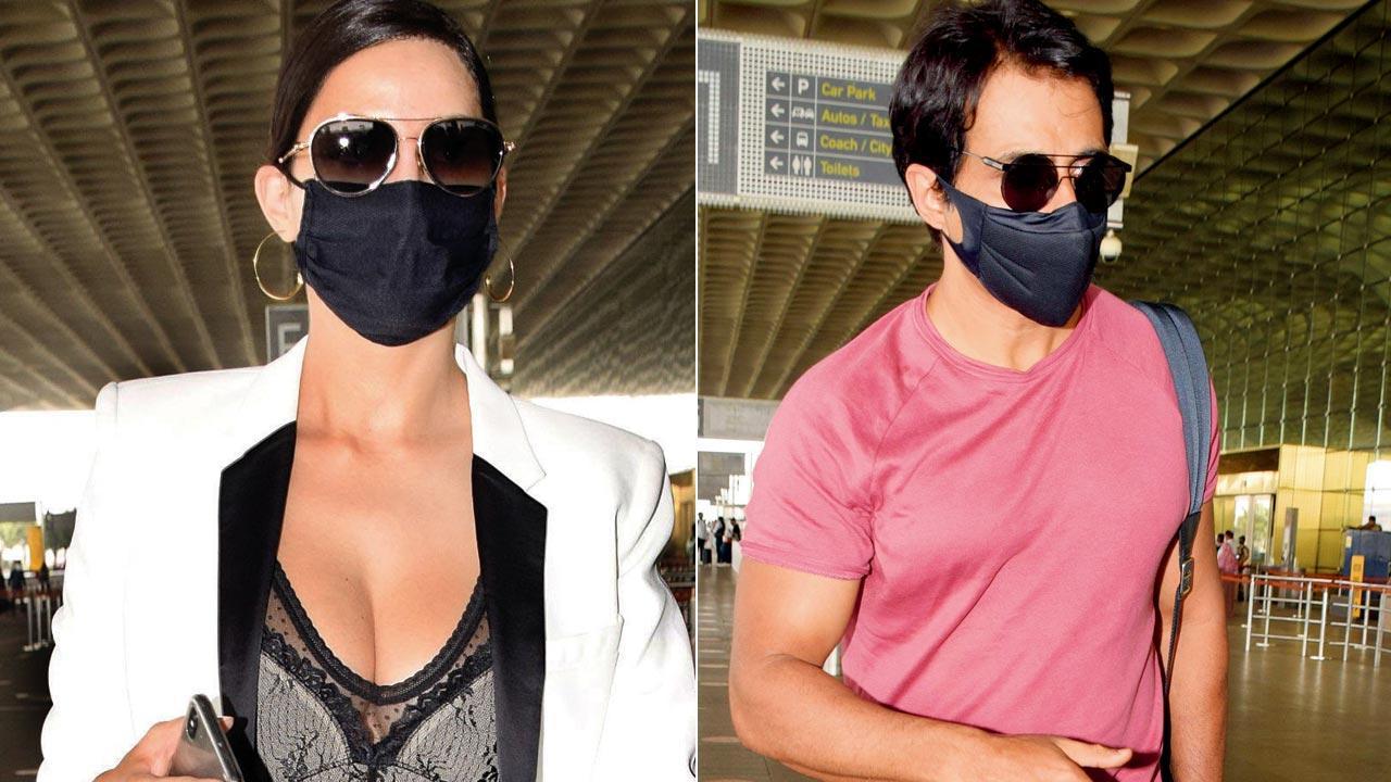 Nora Fatehi, Sonu Sood fly off to Bengaluru for this reason