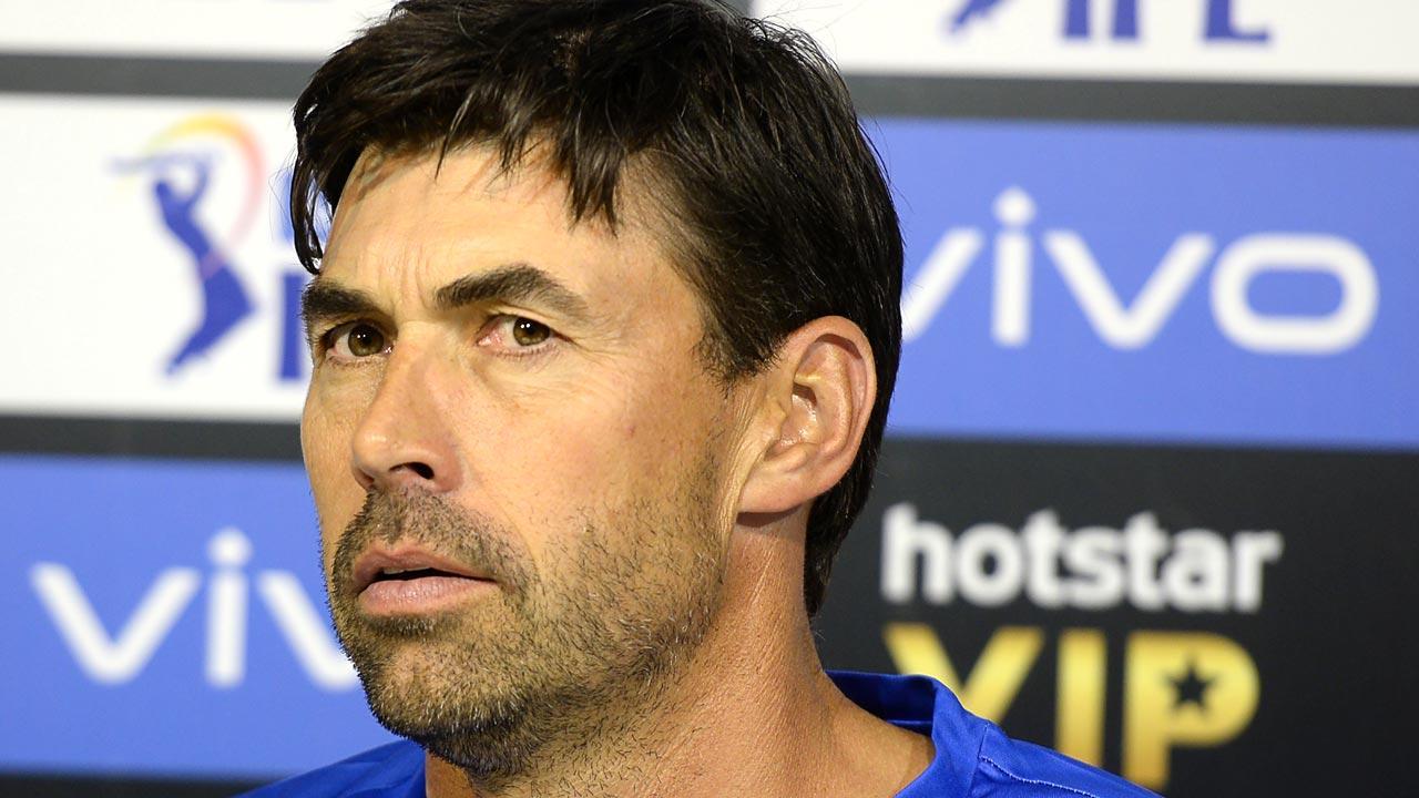 Chennai Super Kings head coach Stephen Fleming. Pic/AFP