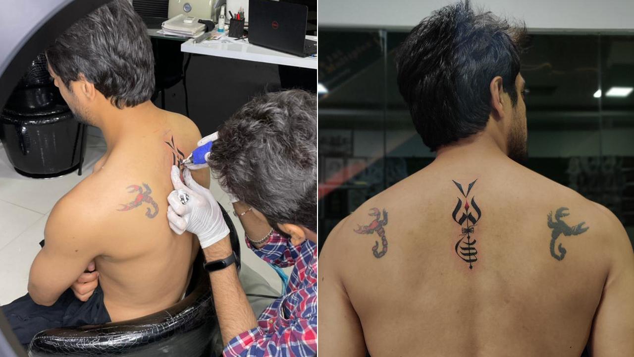 Inked! Gaurav Bajaj gets son Vyom's name tattoed on his back in the most  unique way