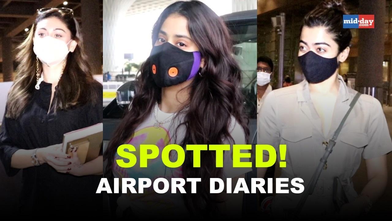 Airport Diaries: Janhvi Kapoor, Rashmika Mandanna, Shefali Jariwala spotted