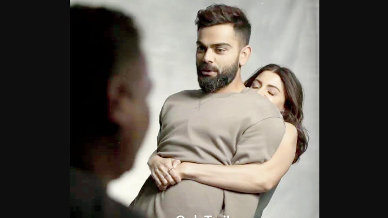 1280px x 720px - Watch video: Surprised Virat Kohli goes 'Oh teri' as Anushka Sharma lifts  him