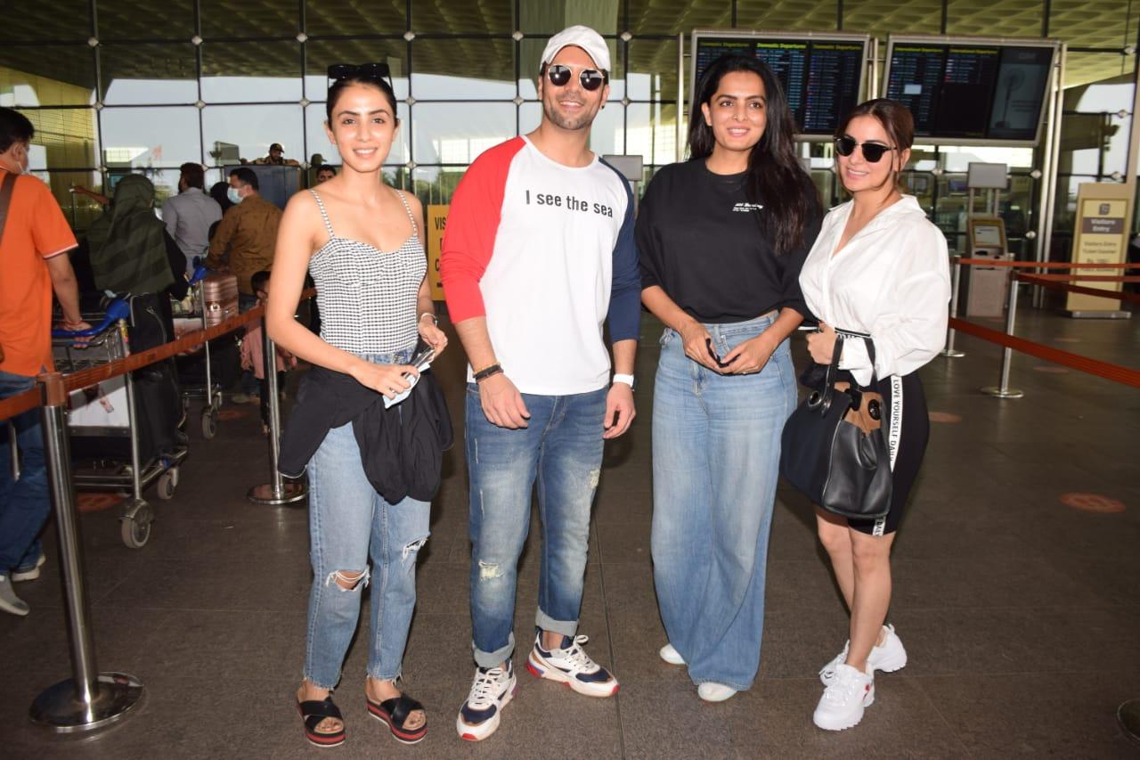 Television actors Swati Kapoor, Sanjay Gagnani, Ruhi Chaturvedi, Shraddha Arya jetted off to Goa, as the makers of Kundali Bhagya has shifted their sets to the neighbouring state. (All pictures/Yogen Shah)