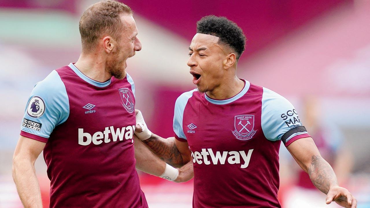 EPL: Jesse Lingard’s strike lifts West Ham to Top 4