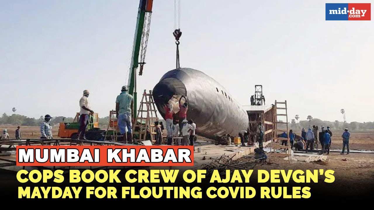 Mumbai News: Cops book crew of Ajay Devgn’s film Mayday for flouting COVID rules