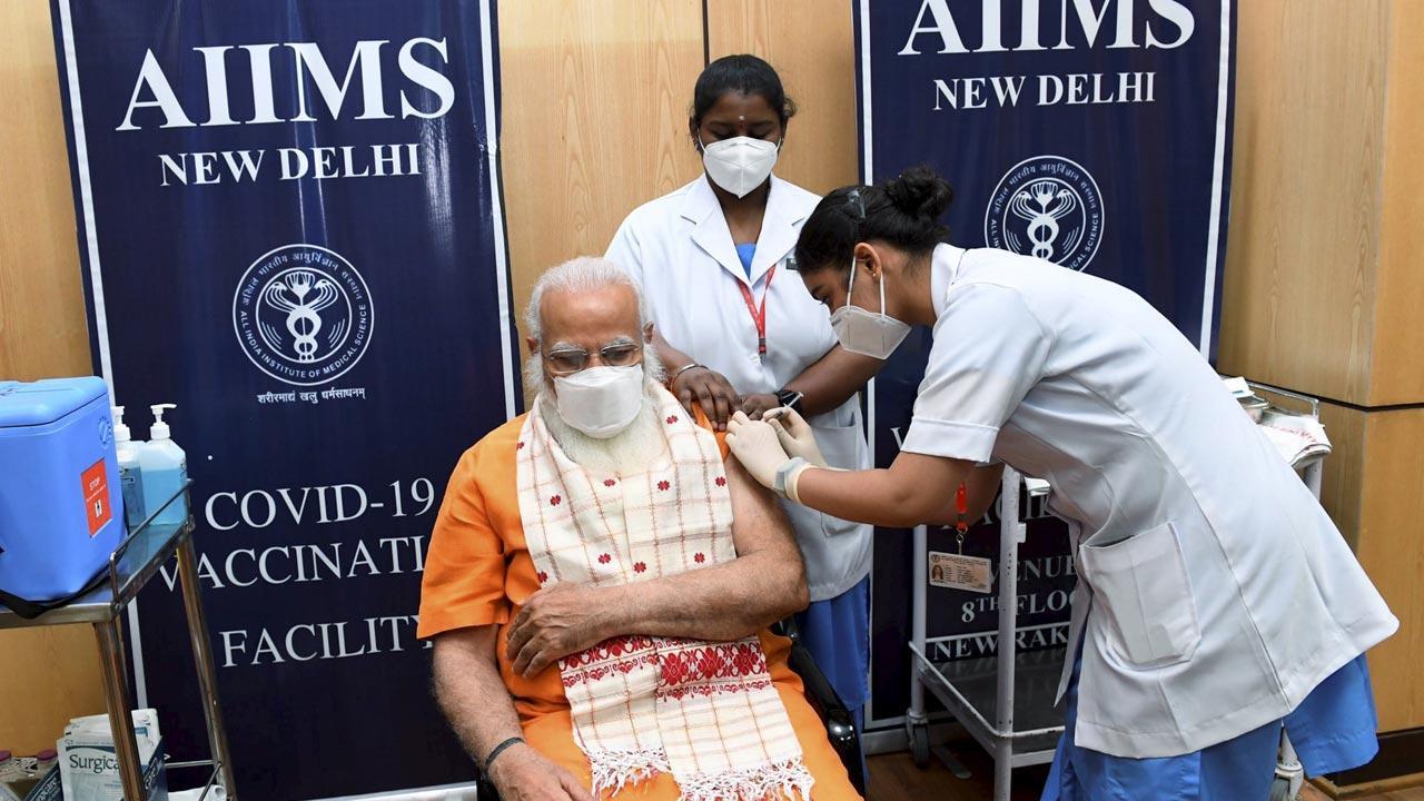  PM Narendra Modi receives second dose of COVID-19 vaccine