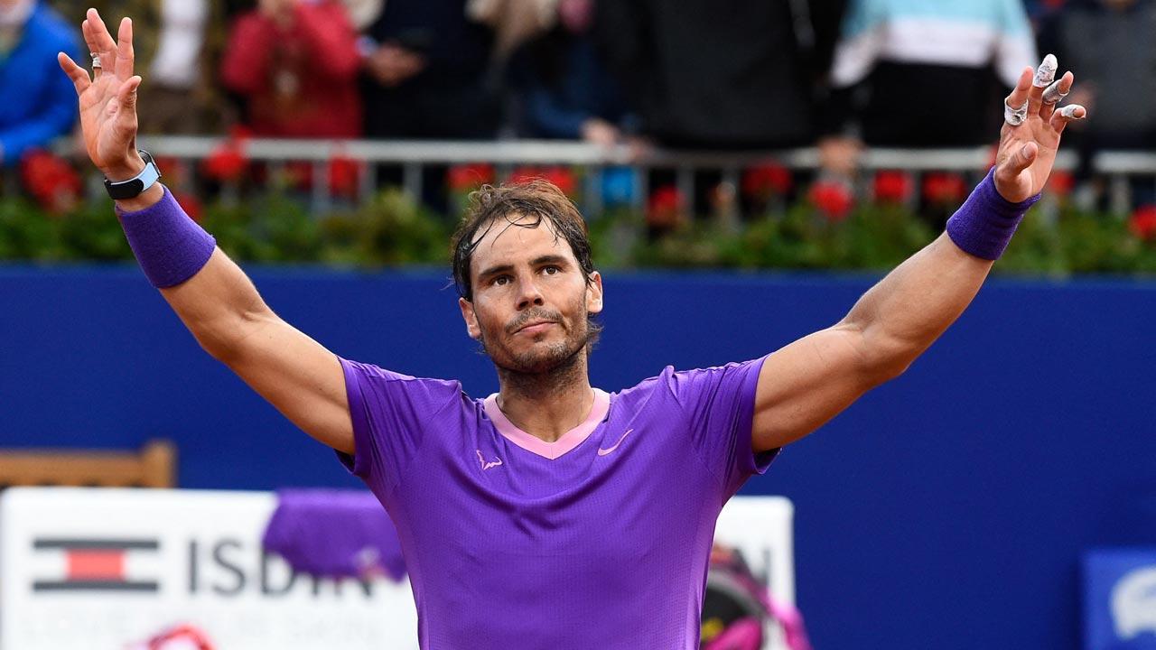 Rafael Nadal rises to No. 2 in ATP rankings
