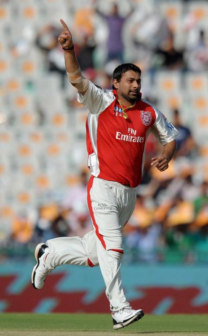Praveen Kumar: The Indian pacer took his hat-trick in 2010 for Royal Challengers Bangalore in their match against Rajasthan Royals. (Pic/ AFP)