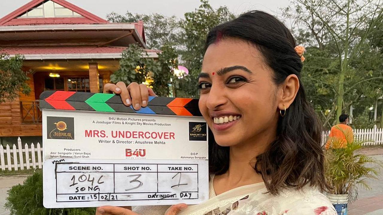 Radhika Apte shoots for Mrs Undercover at a stretch for 35 days in Kolkata