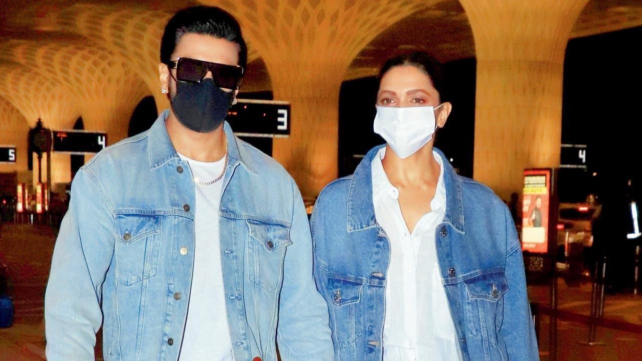 Ranveer Singh and Deepika Padukone head to Bengaluru