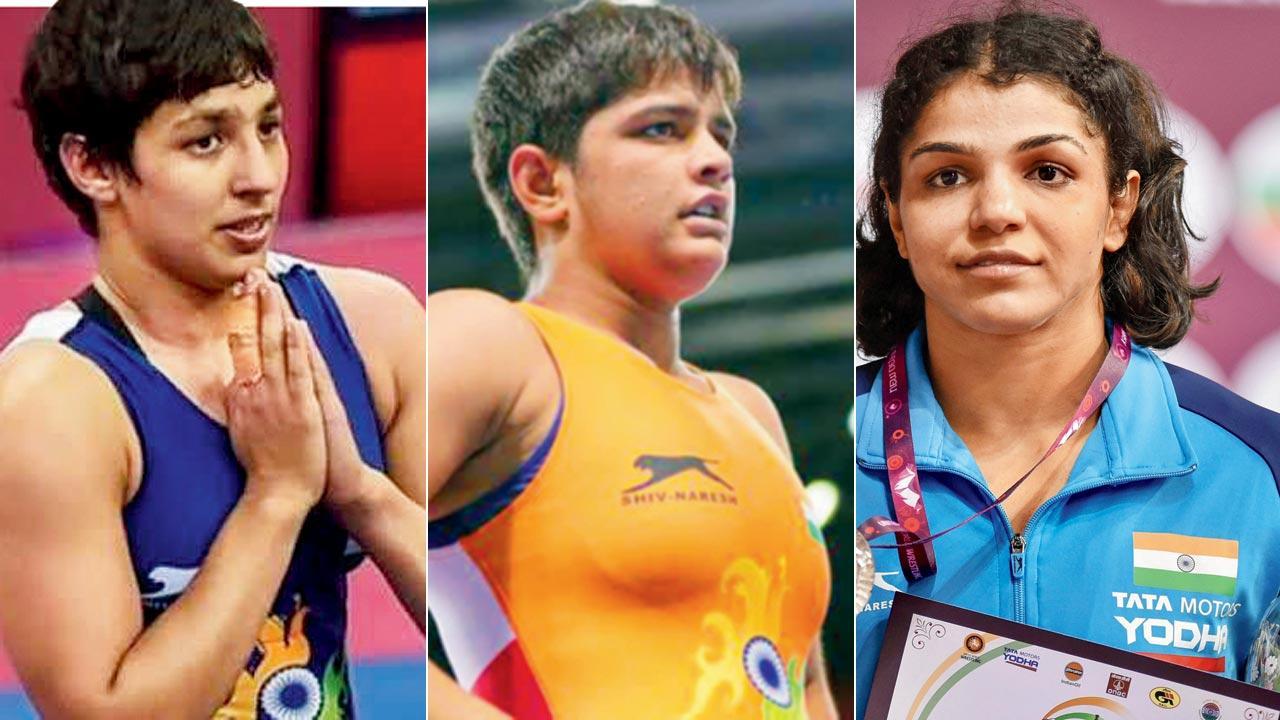 Anshu Malik, Anshu Malik and Sakshi Mali