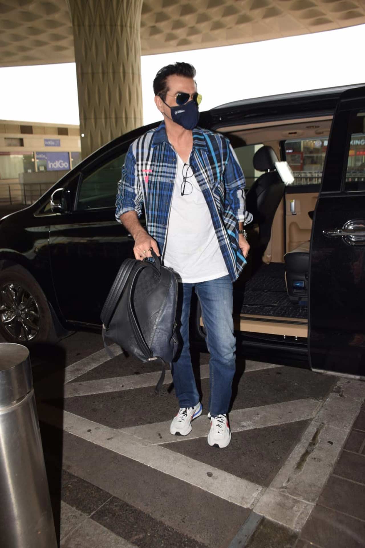 Sanjay Kapoor, the Lust Stories actor, was also clicked at the Mumbai airport. Speaking about his next outing, Sanjay will be next seen in Finding Anamika.