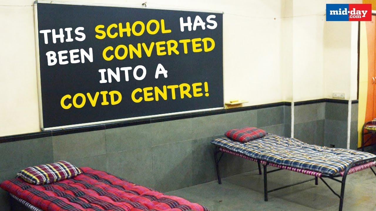 THIS school in Dahisar has been converted into a COVID-19 quarantine center