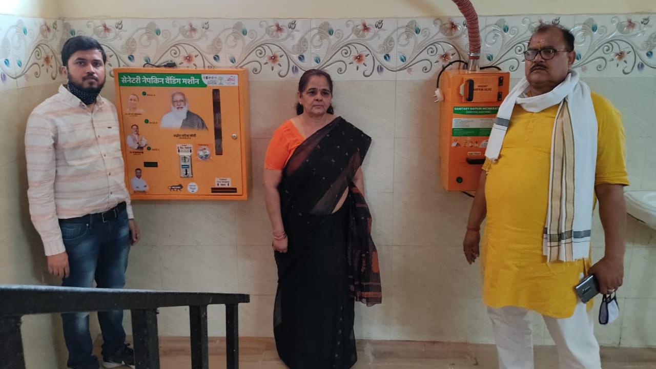 Sanitary pad vending machine installed in schools, colleges in remote Varanasi