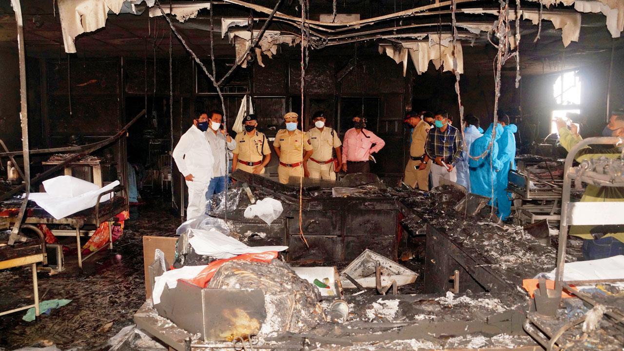 Virar fire: Two directors of Vijay Vallabh Hospital held for negligence