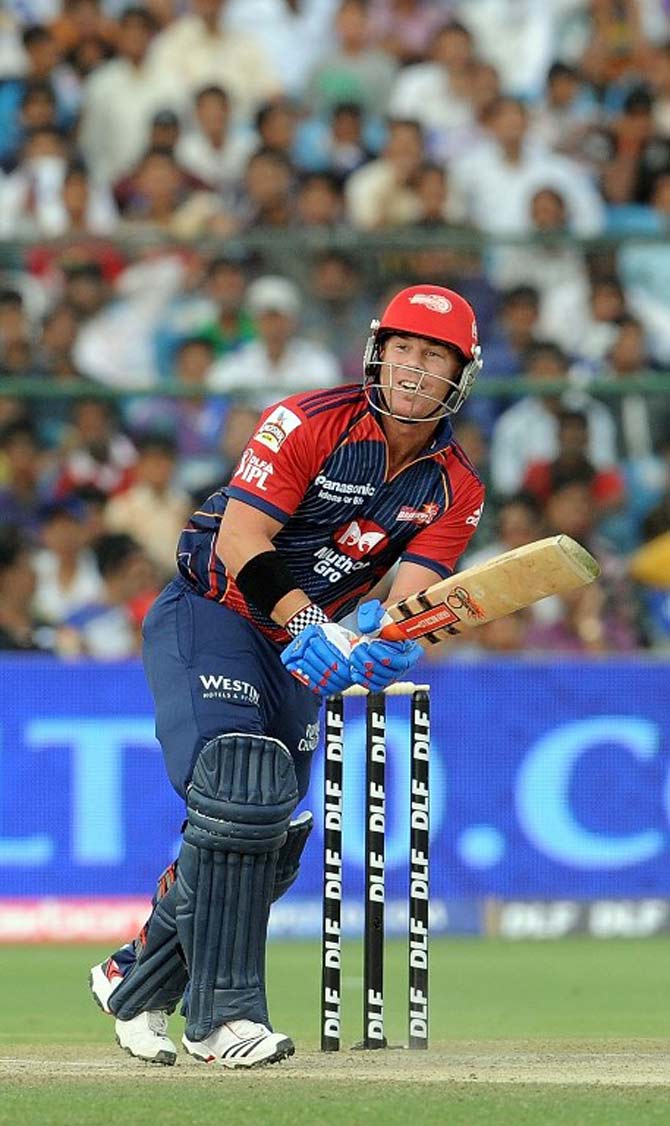 David Warner - 4 centuries: Team during tons - Delhi Daredevils, Sunrisers Hyderabad. 107* off 69 balls in 2010. 109* off 54 balls in 2012, 126 off 59 balls in 2017 and 100* off 55 balls in 2019.