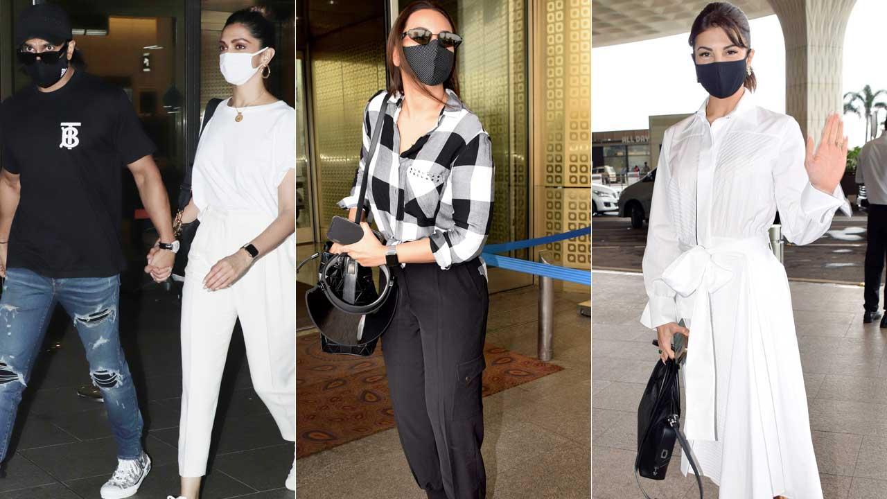 Airport Diaries: Deepika-Ranveer, Sonakshi Sinha, Jaqueline Fernandez spotted