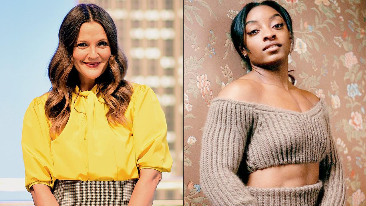 Drew Barrymore in awe of Simone Biles