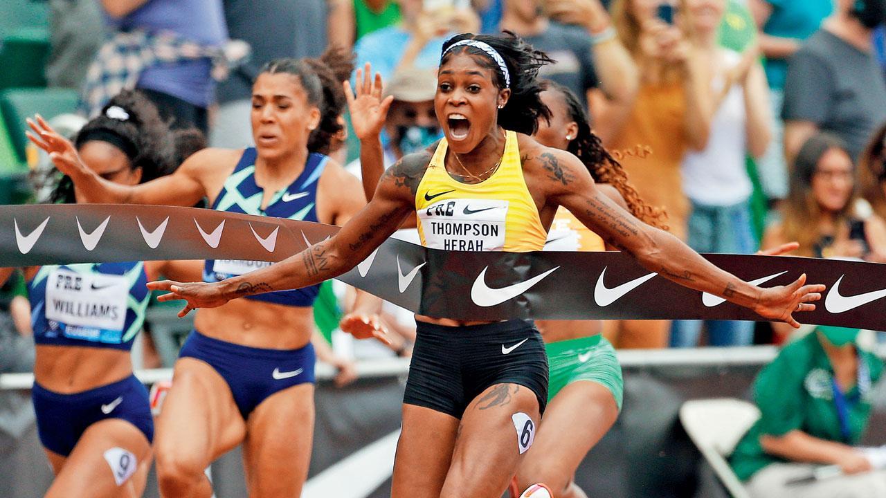 Thompson-Herah wins with second fastest time