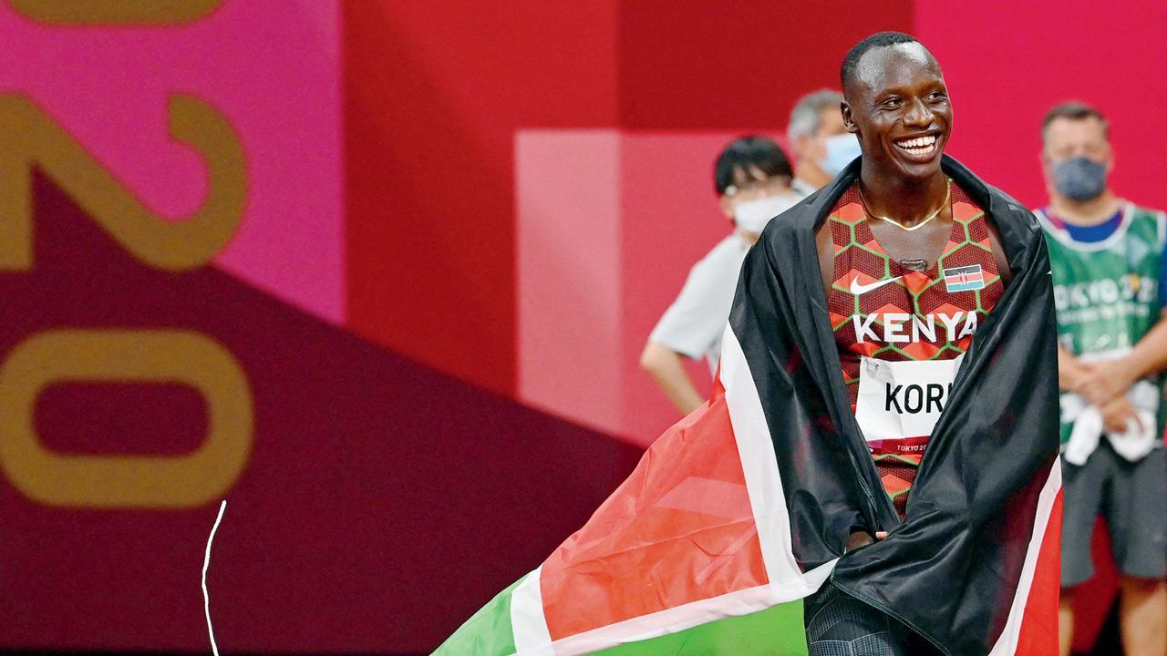 Korir wins to lead Kenyan 1-2 finish