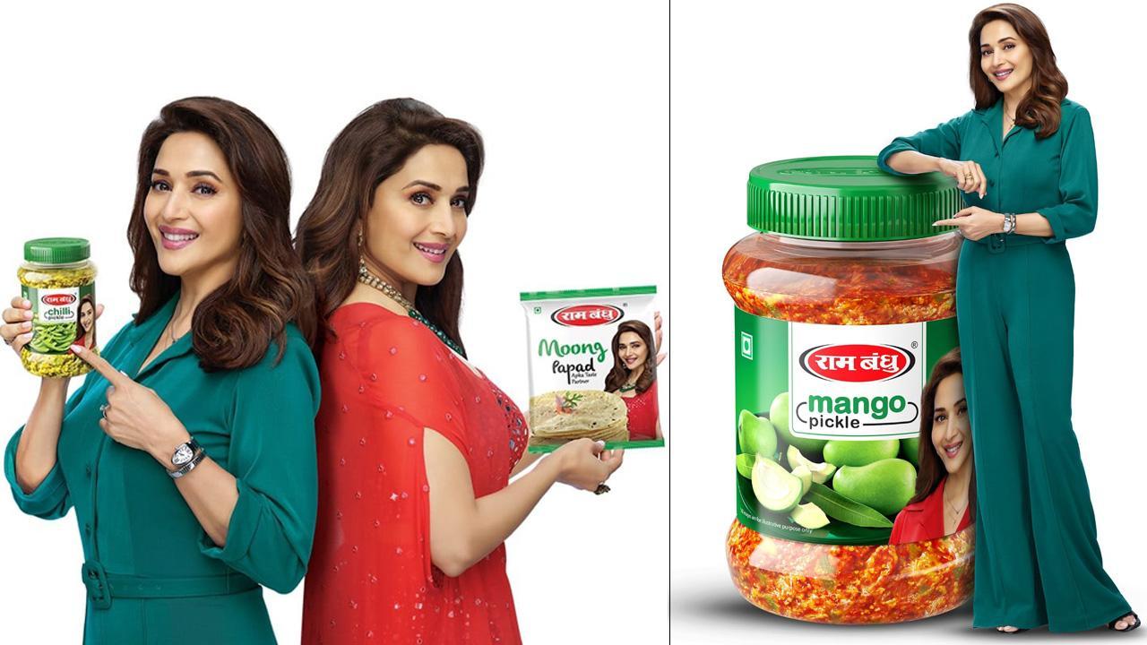 Ram Bandhu ropes in Madhuri Dixit to endorse its pickle and papad product range