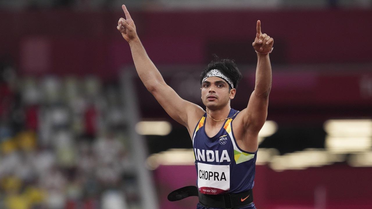 Neeraj gets warm reception at Games Village