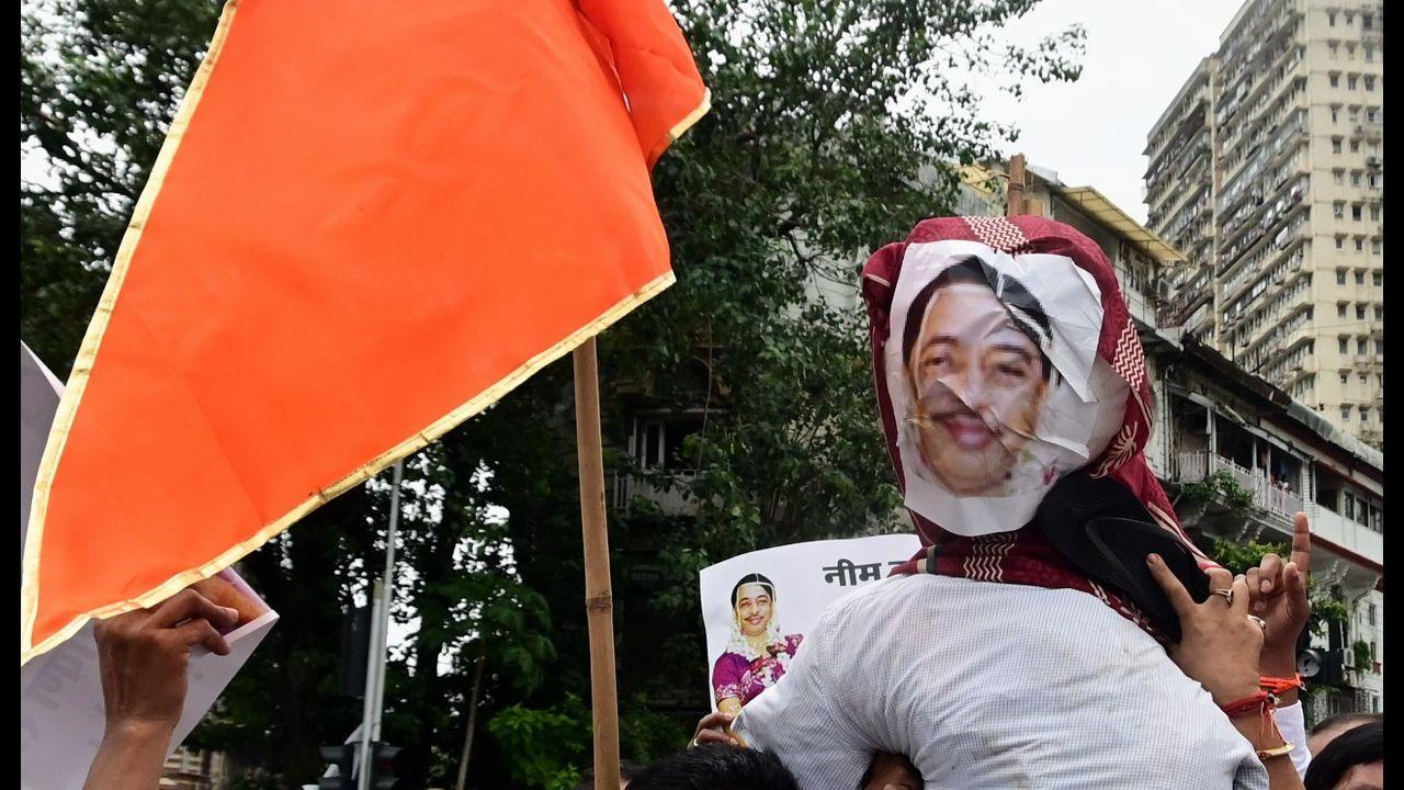 Narayan Rane's ‘slap Uddhav’ remark: BJP, Shiv Sena workers clash in Mumbai
