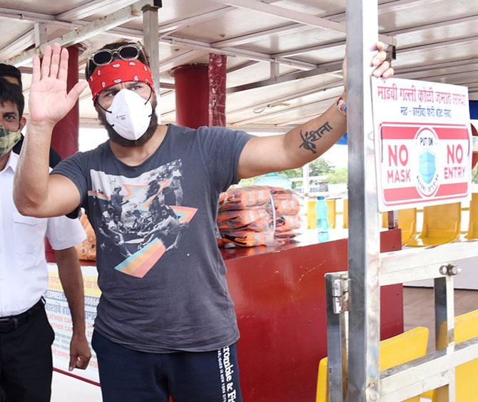 Saif Ali Khan is back to work immediately post his return from his Maldives vacation. The actor was spotted going for a shoot in Madh, Mumbai.
