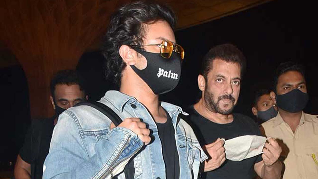 Salman Khan shares photo with nephew Nirvan from 'Tiger 3' set