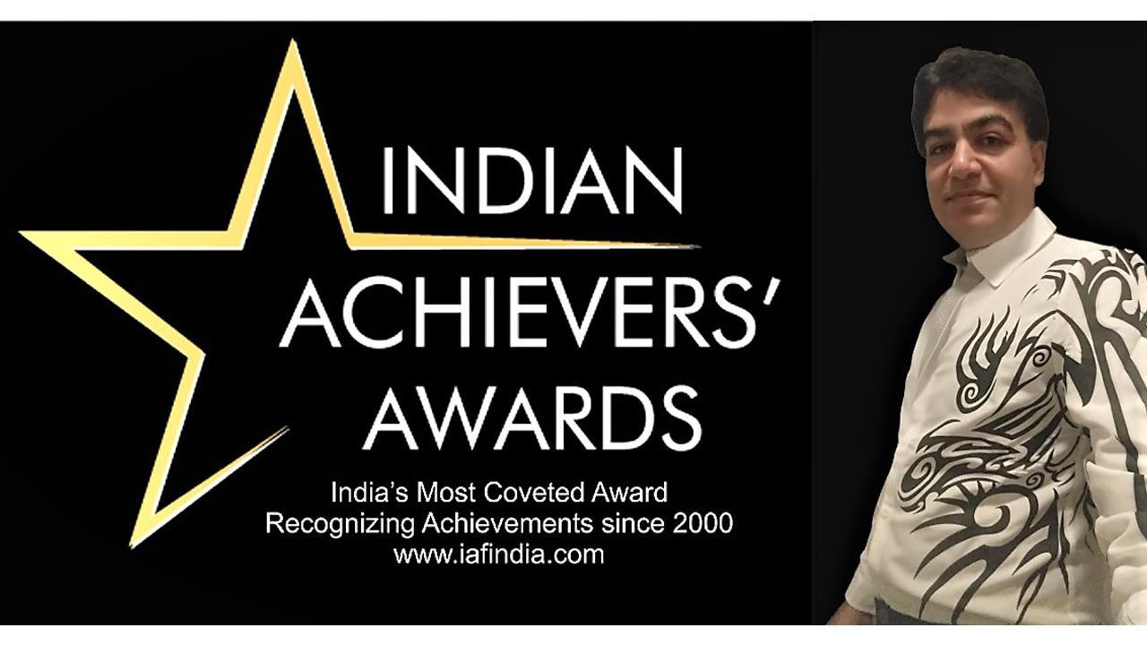 Sandeep Kumar Mishra: Poet and Artist Honoured with ''The Indian Achievers Award 2021