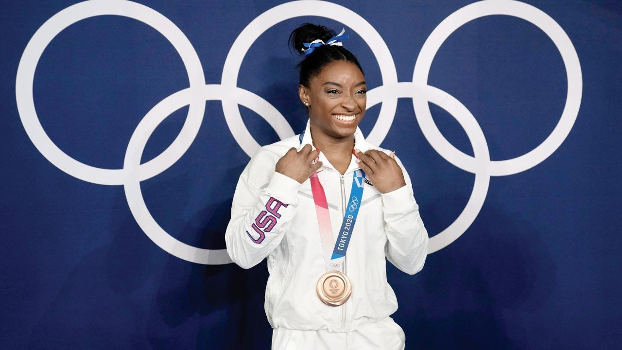Biles after bronze finish: I did it for me
