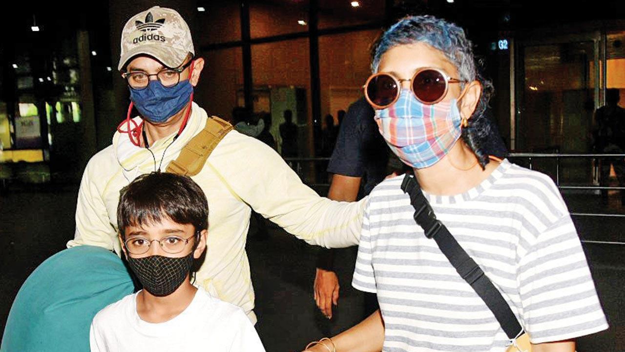 Have you heard? Aamir Khan, Kiran Rao, Azad back from Srinagar
