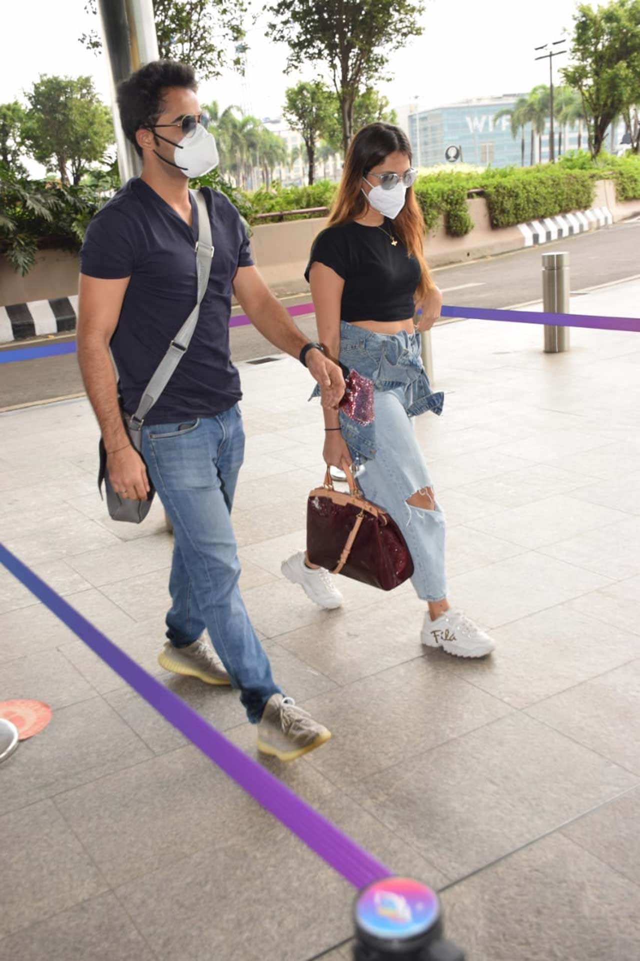 Armaan Jain and Anissa Malhotra were also spotted at the Mumbai airport together. It seems like the duo is out for a mini-vacation, or is it work calling?