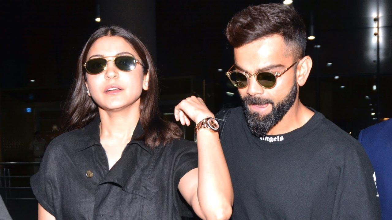 Anushka Sharma celebrates Virat Kohli led team India's win against England