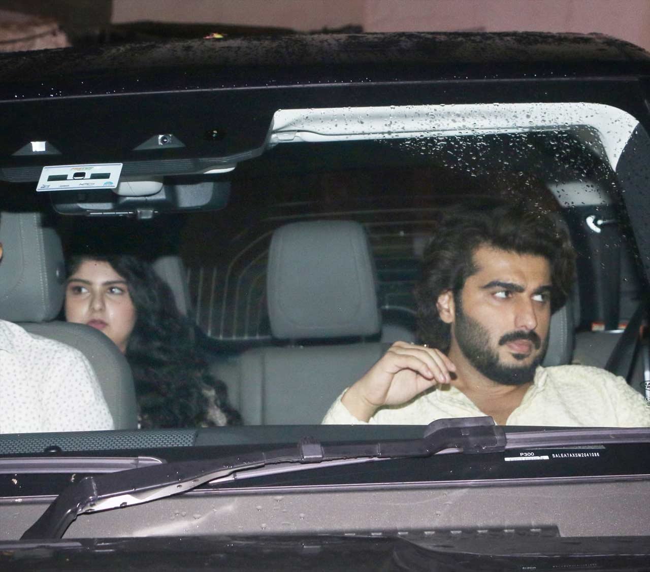 Arjun Kapoor also shared photos from the day. He posted a gorgeous monochrome picture of the family, captured in a burst of candid laughter. Arjun looked handsome in an off-white kurta. 