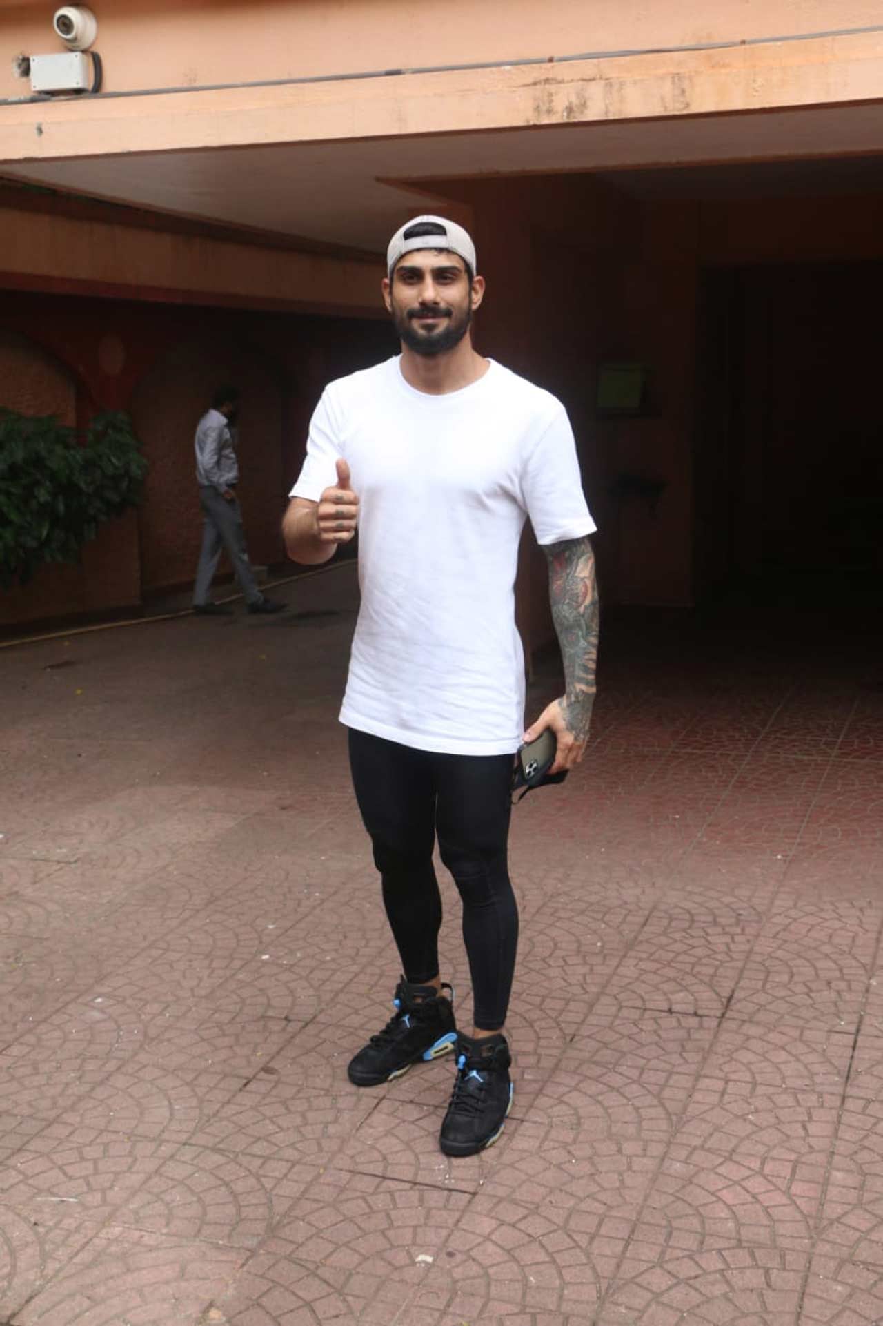 Prateik Babbar looked dapper in a casual outing in the city. Babbar has been in the Hindi film industry for over a decade. He calls it an eventful journey with lots of ups and downs. Prateik made his Bollywood debut in 2008 with the coming of age romantic film 'Jaane Tu... Ya Jaane Na'. He was then seen in movies such as 'Dhobi Ghat', 'Aarakshan', 'Ekk Deewana Tha', 'Baaghi 2', 'Mulk', 'Chhichhore' and 'Mumbai Saga'.