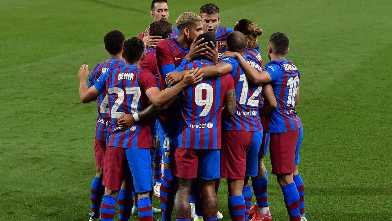 Barca register win over Juventus without Messi