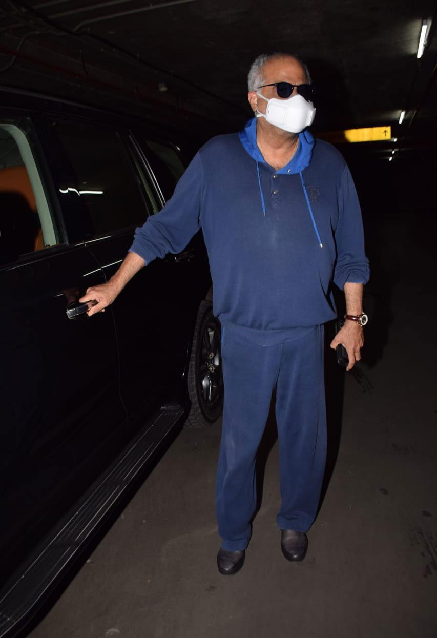 Boney Kapoor is often spotted at the airport nowadays. He may be busy traveling as he's a busy man with multiple projects lined-up as a producer and now as an actor as he gears up for Luv Ranjan's film with Ranbir Kapoor and Shraddha Kapoor. 