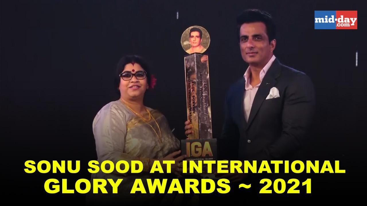 Sonu Sood at International Glory Awards 2021