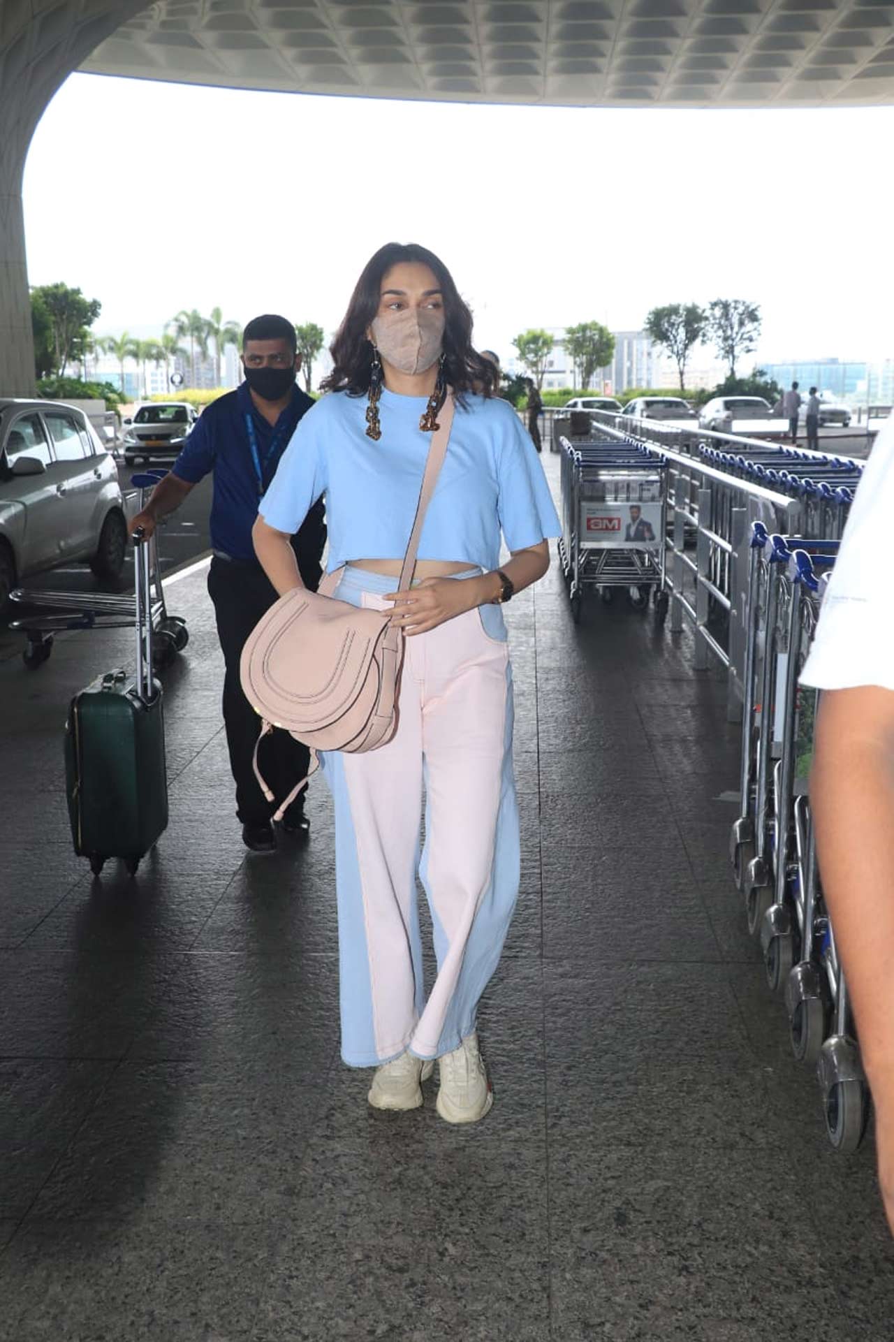 Aditi Rao Hydari's co-ord set was truly a winner as she opted for her airport look. On the work front, Aditi was last seen in Netflix's 'Sardar Ka Grandson', which also starred Arjun Kapoor, Rakul Preet Singh, John Abraham, Neetu Kapoor, among others.