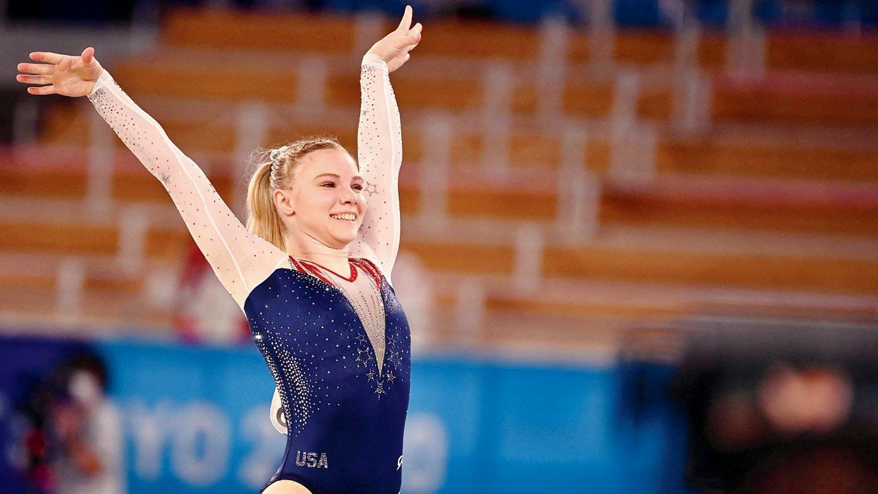 America’s Carey bags gymnastics floor gold