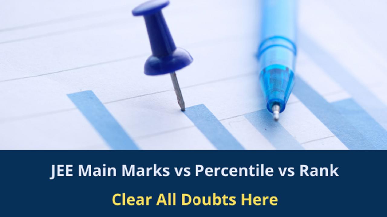 JEE Main Marks vs Percentile vs Rank: Clear All Doubts Here