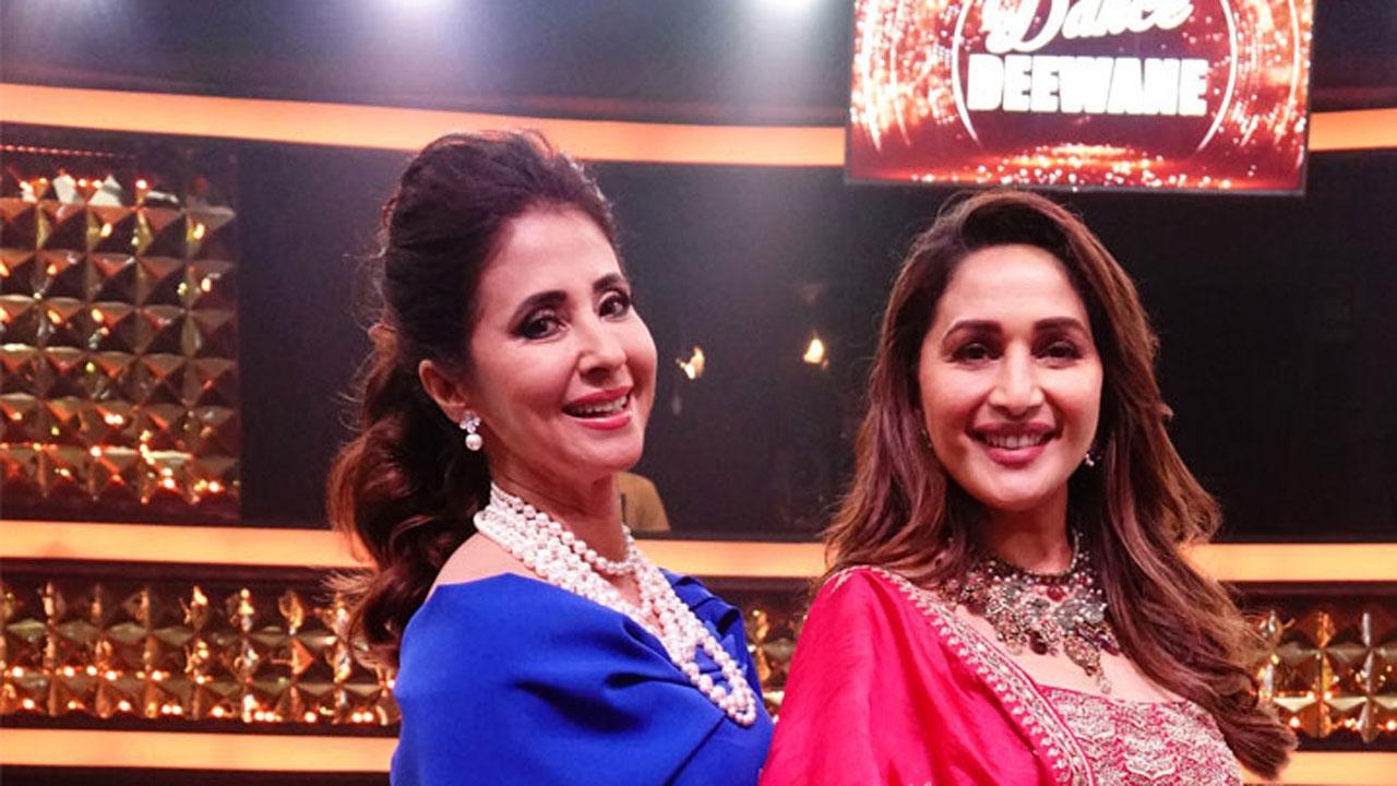 Madhuri Dixit celebrates 30 years of ‘Saajan’ with Urmila Matondkar on ‘Dance Deewane’