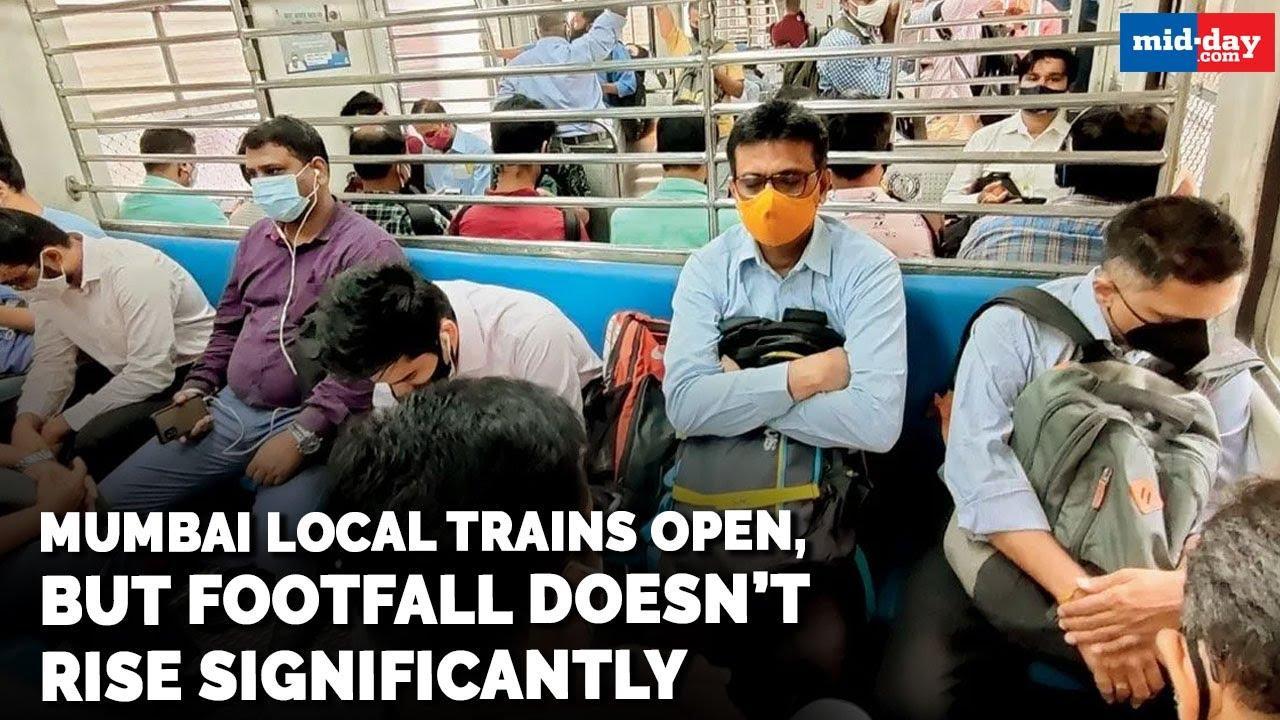 Mumbai local trains open, but footfall doesn’t rise significantly