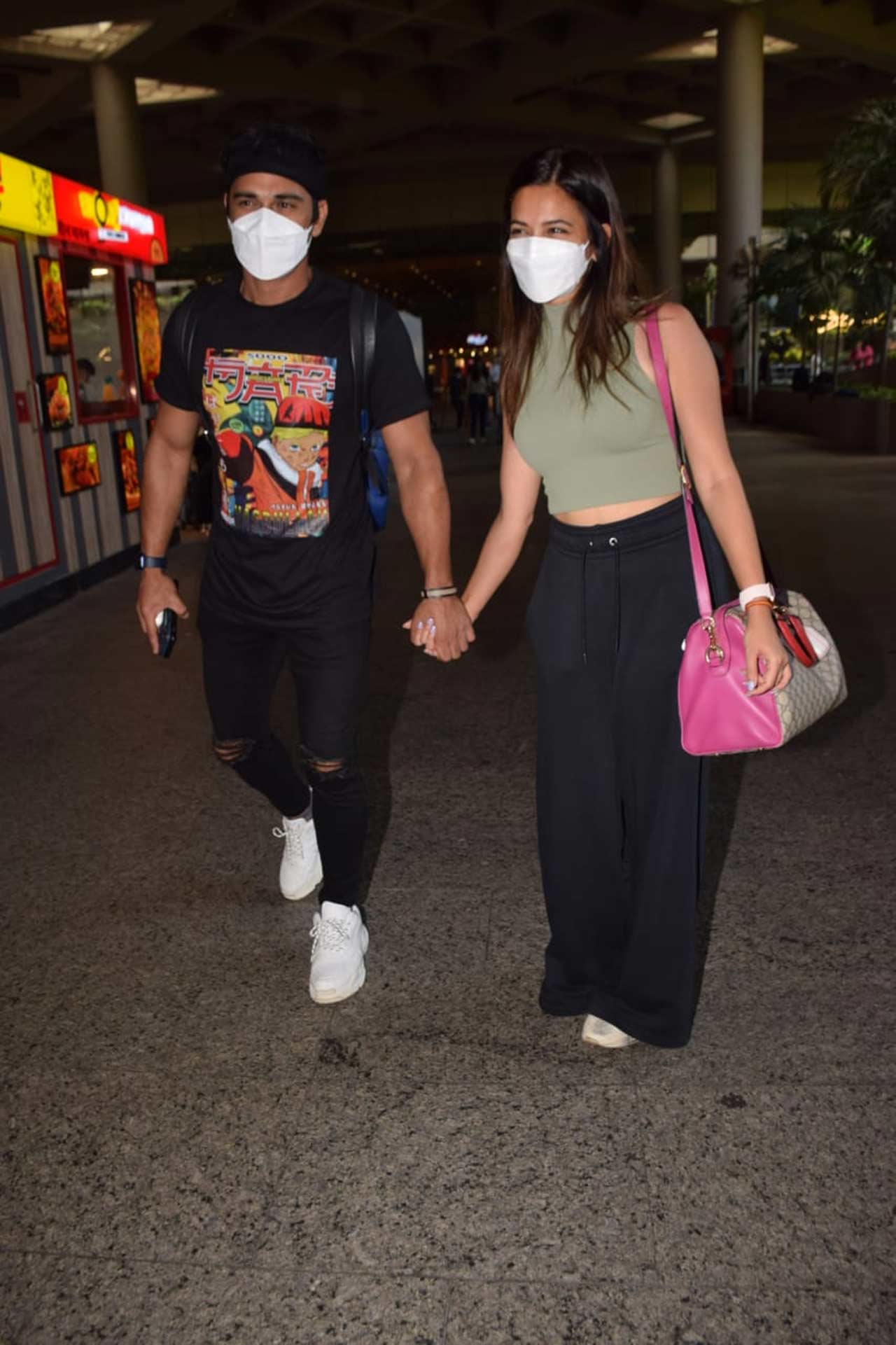 Pulkit Samrat and Kriti Kharbanda were spotted together at the airport. They both keep sharing their endearing, entertaining videos and pictures on Instagram with fans. They have worked in three films together so far- Veere Ki Wedding, Pagalpanti, and Taish. Samrat made his Bollywood debut in 2012 whereas Kharbanda started in 2016.