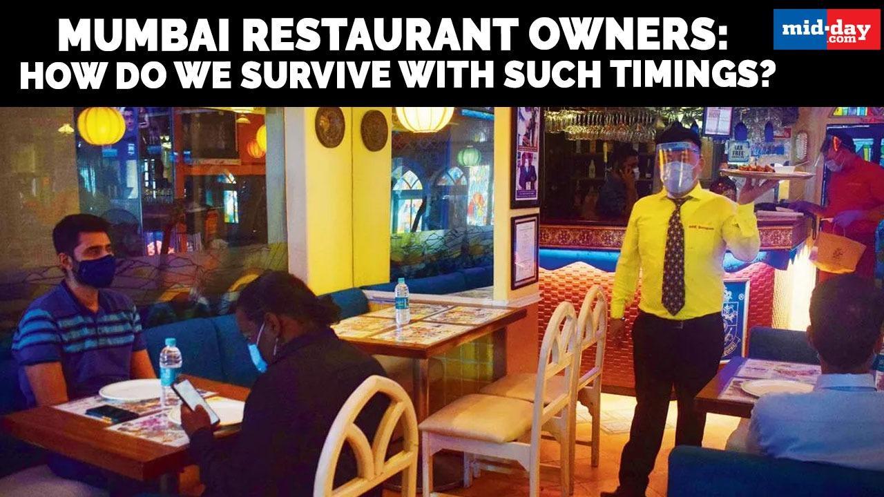 Mumbai restaurant owners: How do we survive with such timings?