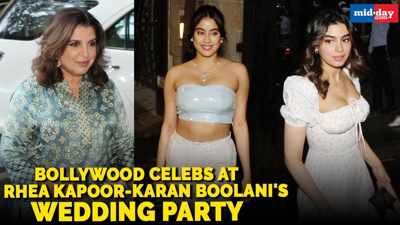 Bollywood celebs at Rhea Kapoor-Karan Boolani's wedding party